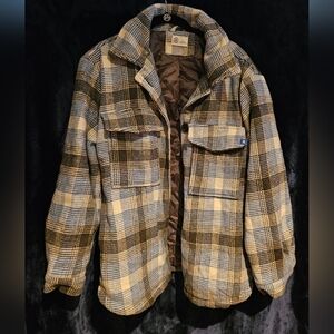 Women's Hurley Plaid Jacket Size L